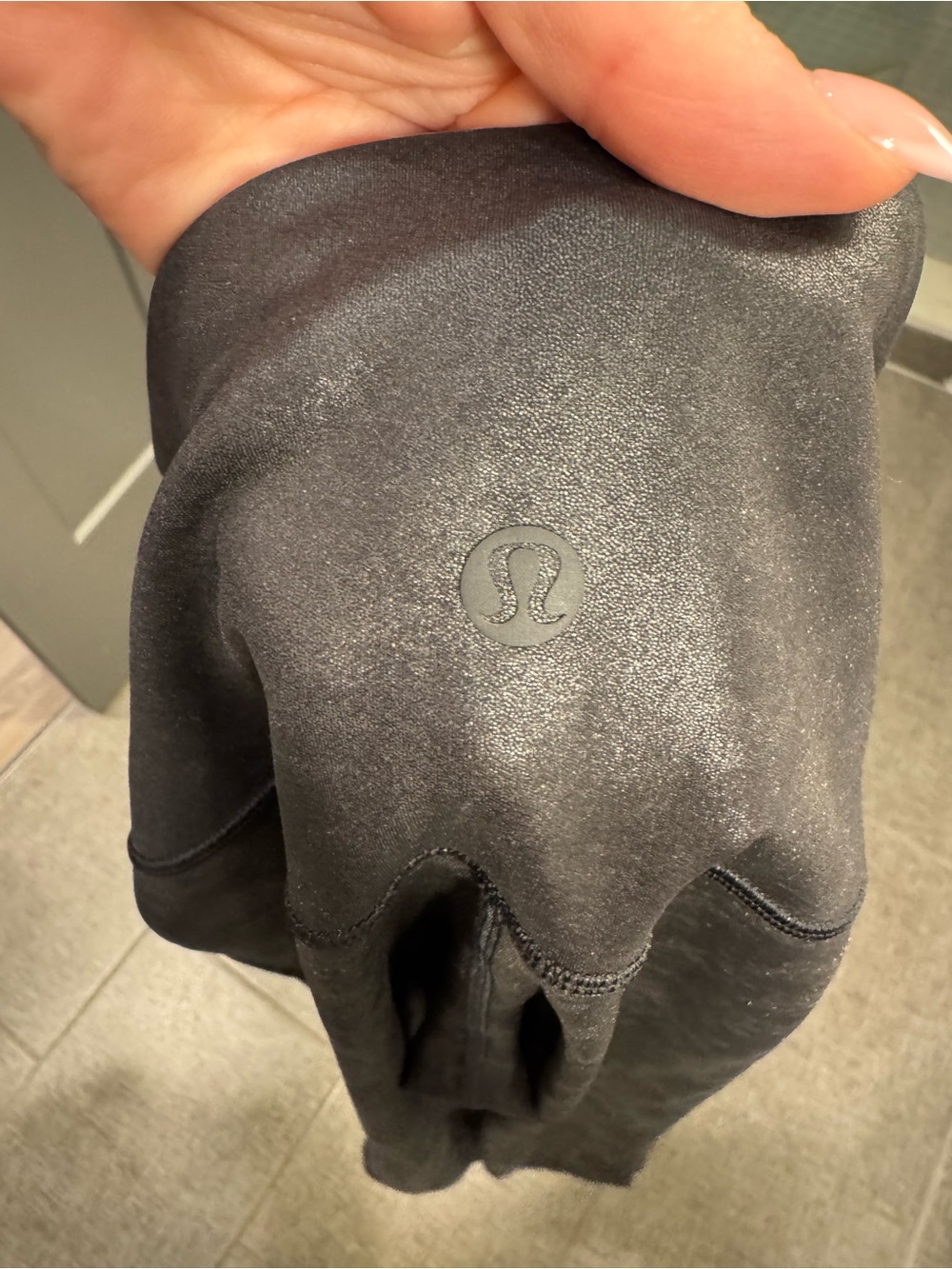 lululemon athletica Black Leggings with Subtle Logo
